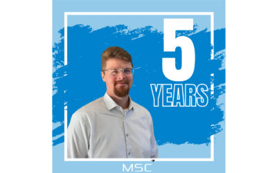 Victor, our resident Viking, has just celebrated his 5-year milestone with MSC!