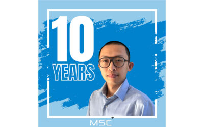 This week marks Andrew Liu’s 10 years at MSC